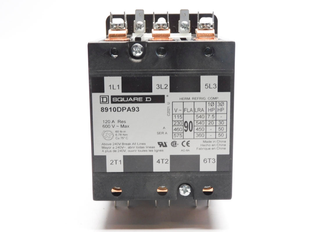 SQUARE D 8910DPA93V02 SER. A 120V 120A NSNP