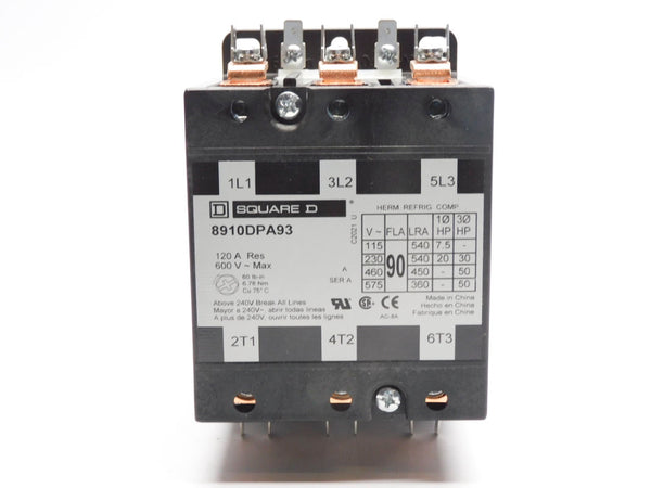SQUARE D 8910DPA93V02 SER. A 120V 120A NSNP