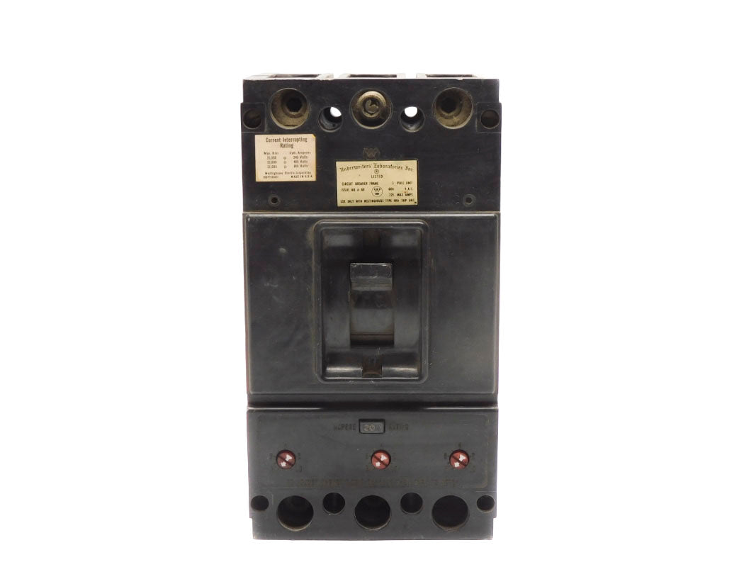 WESTINGHOUSE KA3200 200A 600VAC UNMP