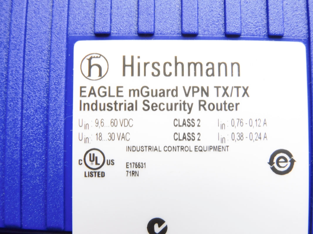 HIRSCHMANN EAGLEMGUARDVPNTX/TX 943011-301 60VDC 0.76A NSMP