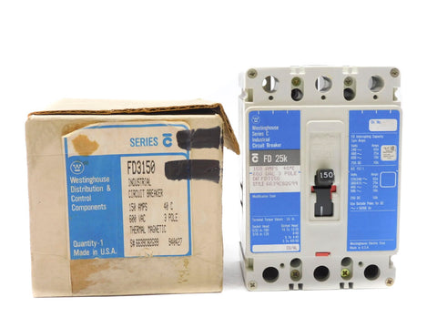 WESTINGHOUSE FD3150 6639C82G99 SER. C 600VAC 150A (BLUE) NSMP