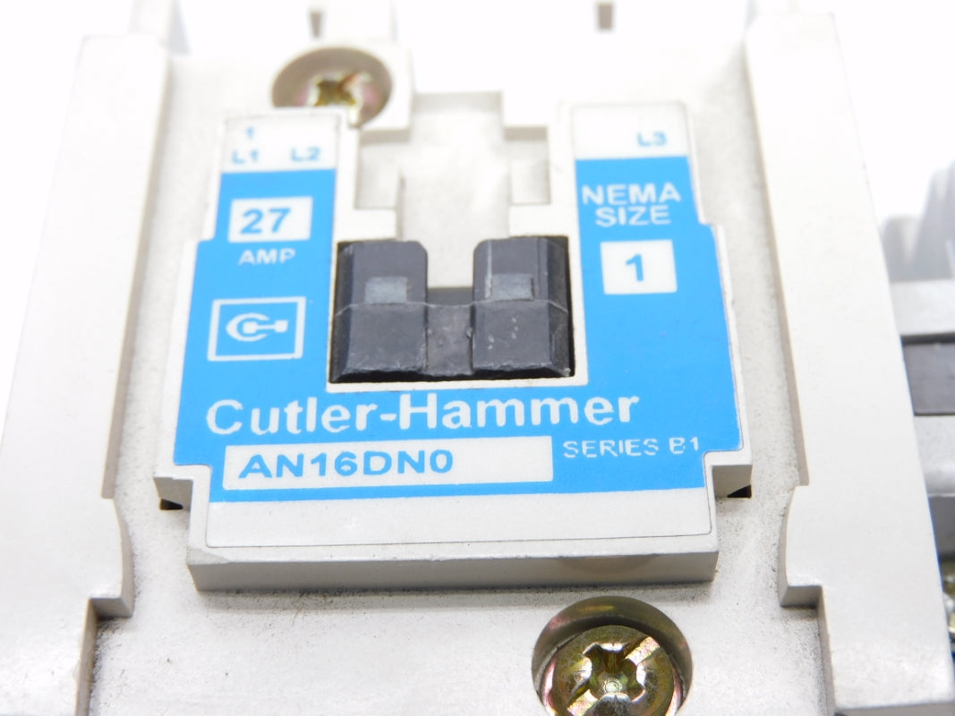 CUTLER HAMMER AN16DN0 SER. B1 110-120V 27A NSNP