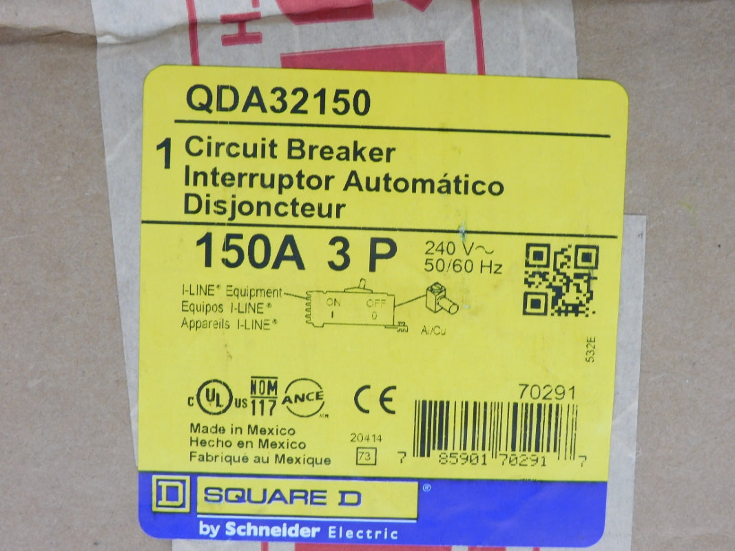 SQUARE D QDA32150 240V 150A NSFS