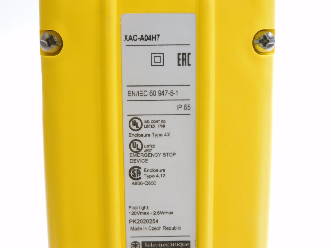 TELEMECANIQUE XAC-A04H7 120V NSNP