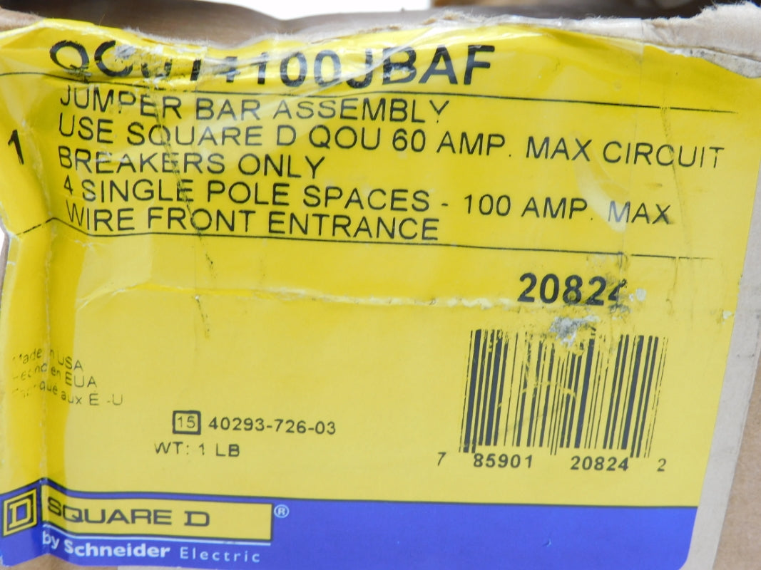 SQUARE D QOU14100JBAF 100A NSMP