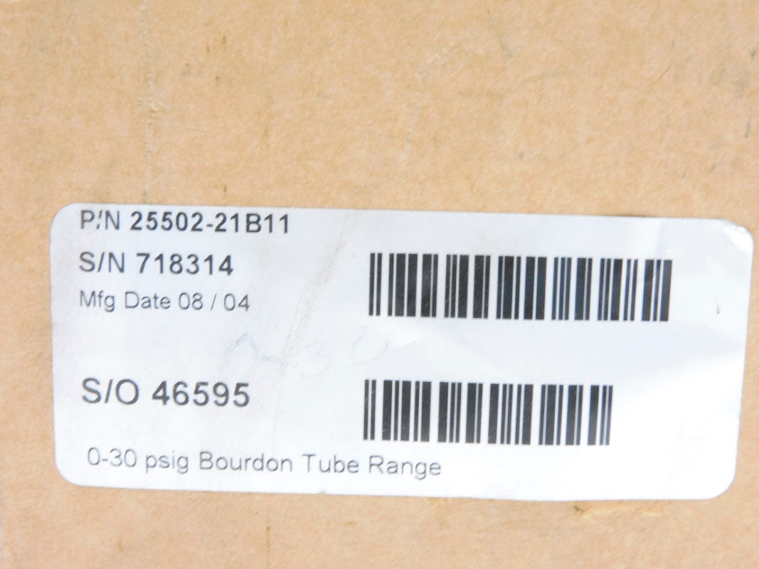 GAUGE 25502-21B11 30PSI NSFS