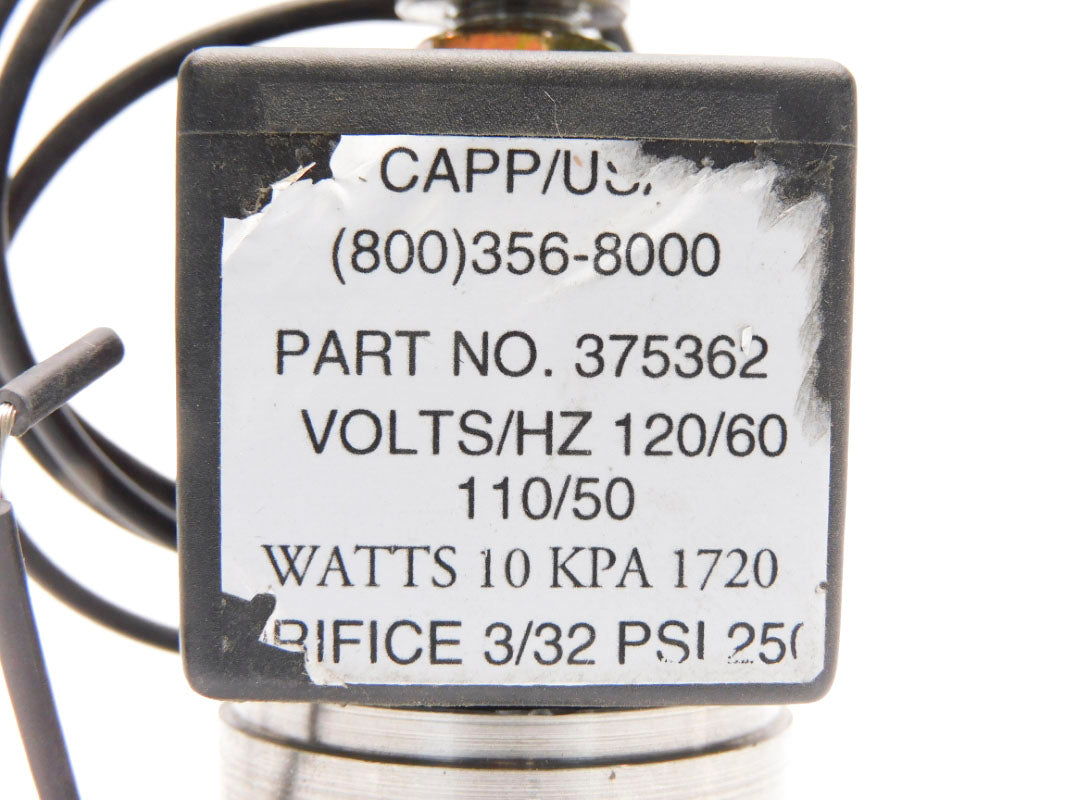 VALVE 375362 120V 32PSI NSMP