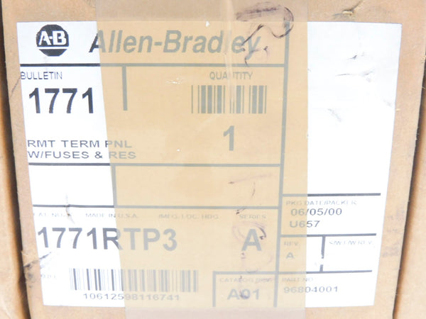 ALLEN BRADLEY 1771-RTP3 SER. A REV. A NSMP