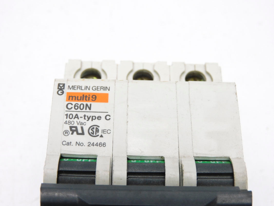 MERLIN GERIN 24466 C60N-10A 480VAC 10A UNMP