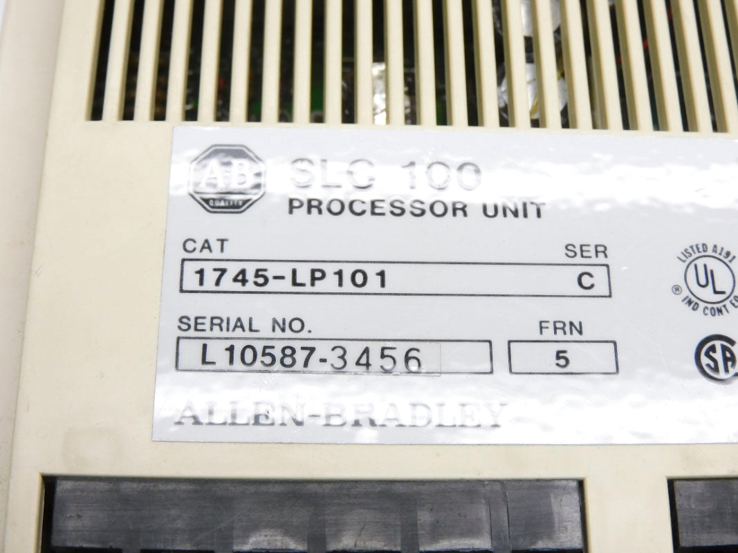 ALLEN BRADLEY 1745-LP101 SER.C F/W 5 240VAC 15A UNMP
