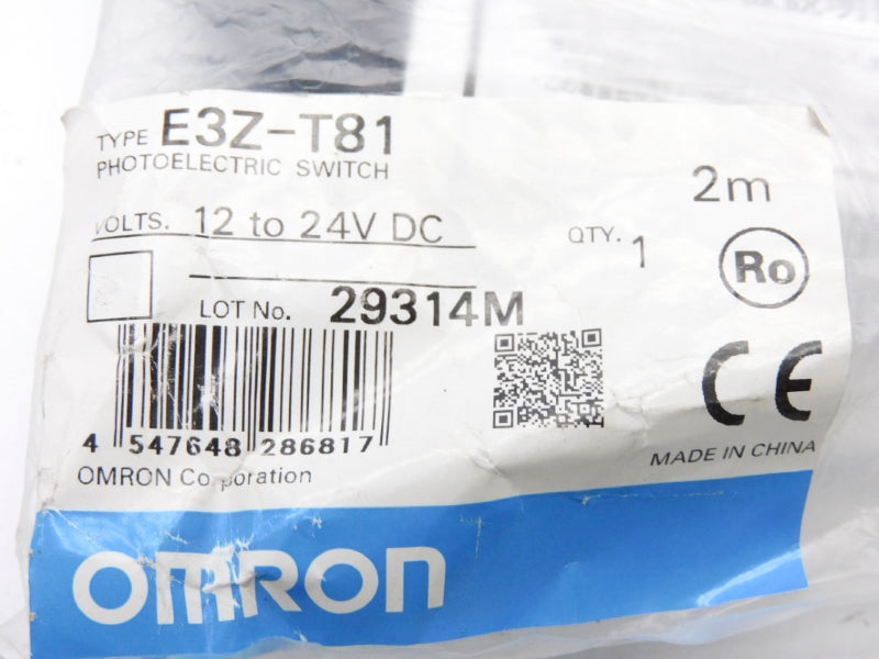 OMRON E3Z-T81 12-24VDC 2M NSMP