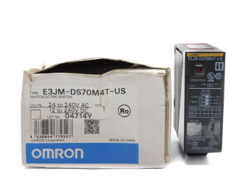 OMRON E3JM-DS70M4T-US 24-240VAC 3A NSMP