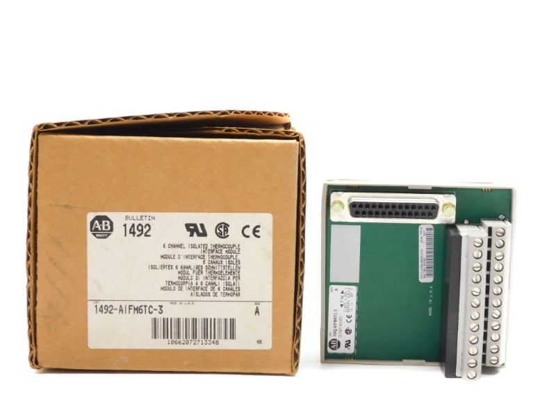 ALLEN BRADLEY 1492-AIFM6TC-3 SER. A 132VAC/DC (BR/WH) NSMP