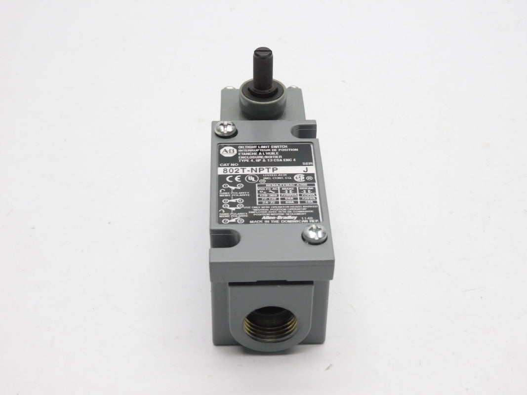 ALLEN BRADLEY 802T-NPTP SER. J 120-300VAC 60A (WH) NSMP