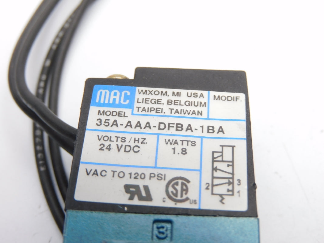 MAC 35A-AAA-DFBA-1BA 24VDC 120PSI NSNP