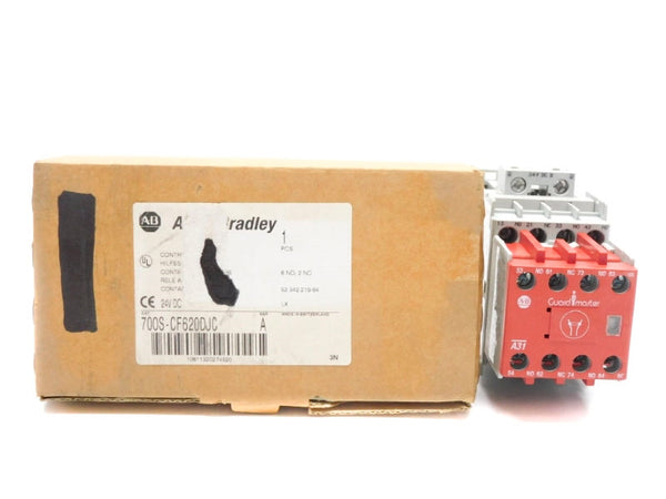 ALLEN BRADLEY 700S-CF620DJC SER. A 24VDC 20A (BR/WH) NSMP