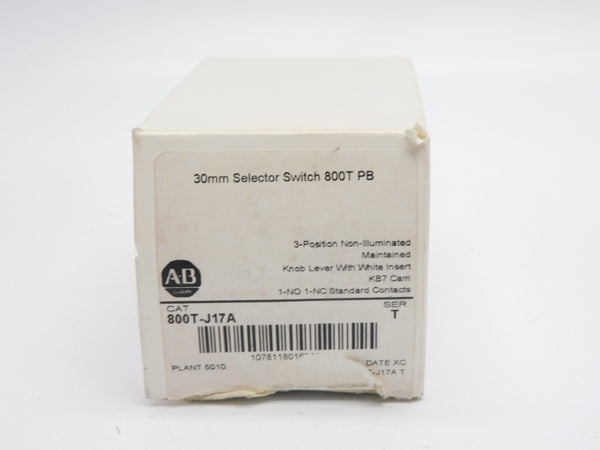 ALLEN BRADLEY 800T-J17A SER. T (WH) NSMP