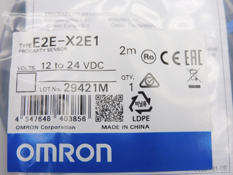 OMRON E2E-X2E1 12-24VDC 2M NSMP