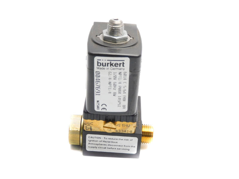 BURKERT 6014C-5/64-FKMBR 00467691 120V 145PSI 1/4" NSNP