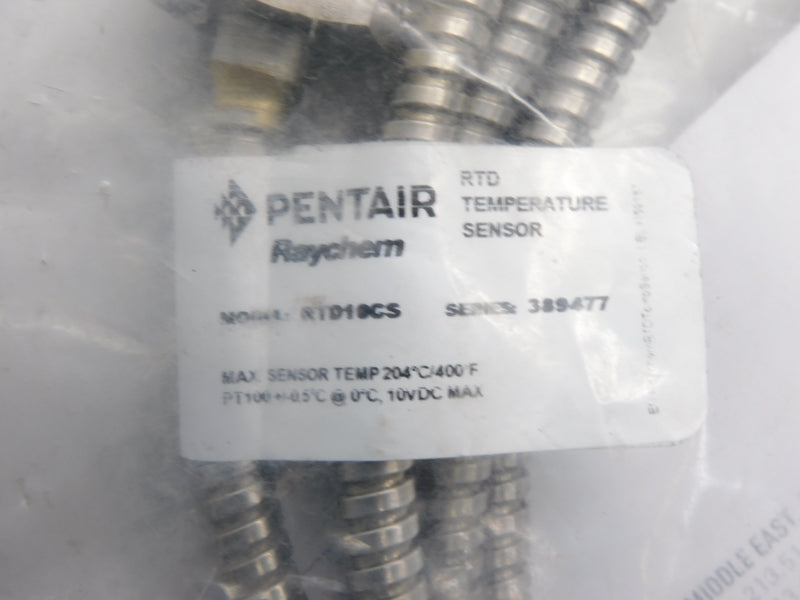PENTAIR RTD10CS SER. 389477 204'C/400'F 10VDC NSMP