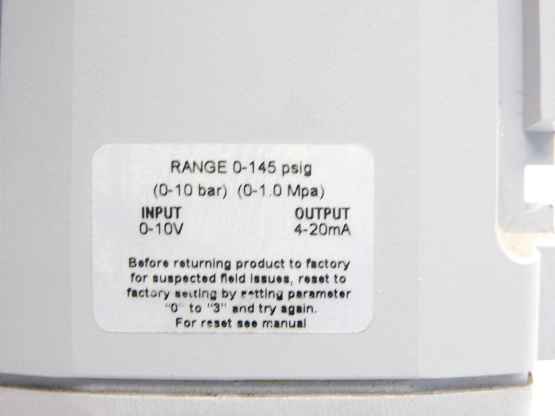 PARKER P32PA94AD2VM1A 0-10V 152PSI UNMP