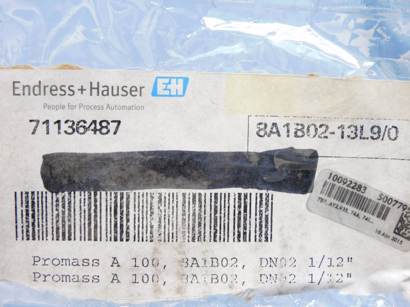ENDRESS+HAUSER 8A1B02-13L9/0 71136487 24VDC UNMP