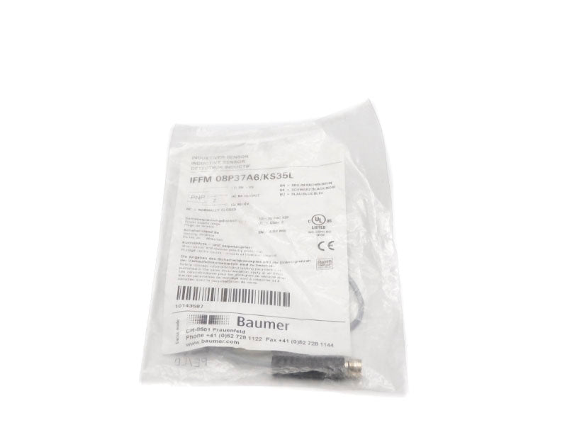 BAUMER ELECTRIC IFFM08P37A6/KS35L 10-30VDC NSMP