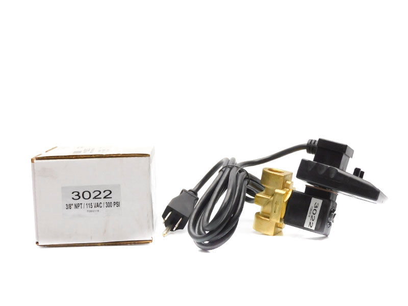 VALVE 3022 115VAC 300PSI 3/8" NSMP