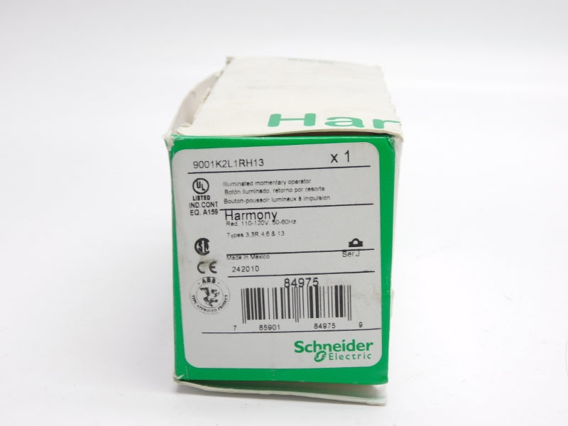 SCHNEIDER ELECTRIC 9001K2L1RH13 SER. J 110-120V NSMP