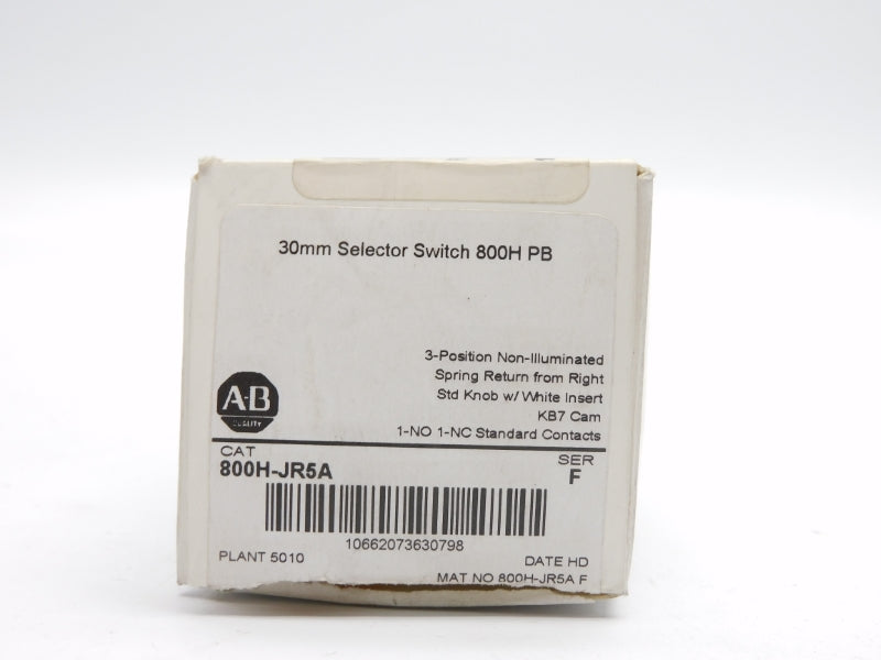 ALLEN BRADLEY 800H-JR5A SER. F NSMP