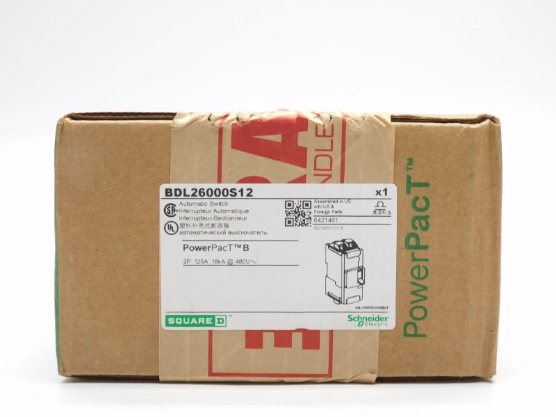 SQUARE D BDL26000S12 480V 125A NSFS