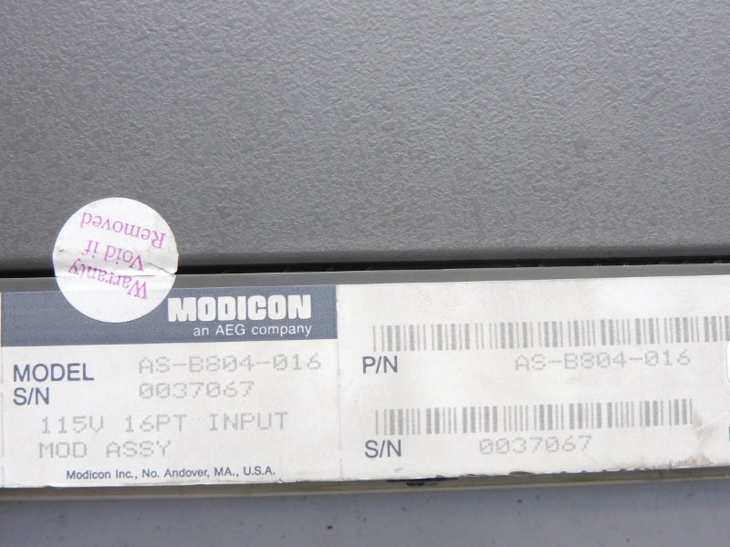 MODICON AS-B804-016 115V UNMP