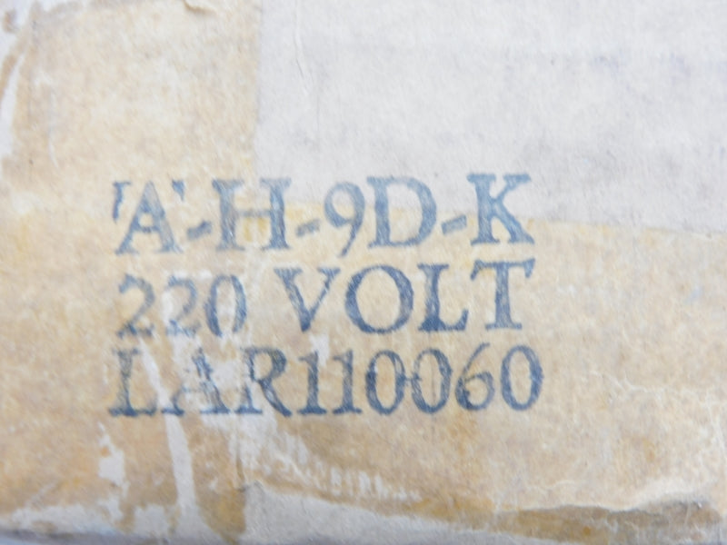 DANAHER A-H-9D-K LAR110060 220V UNMP