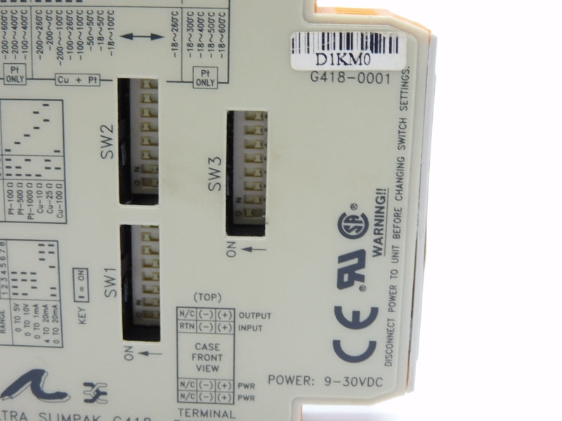 ACTION INSTRUMENTS G418-0001 9-30VDC UNMP