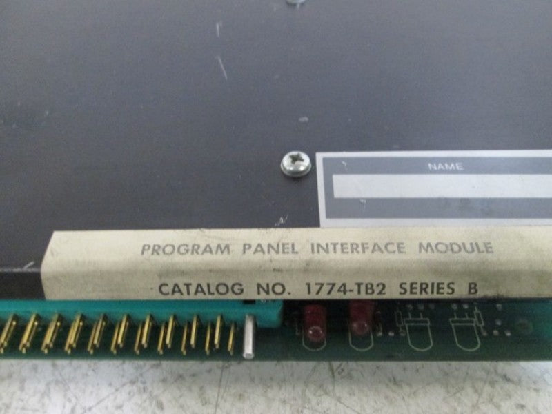 INDUSTRIAL SPARE PART PROGRAM PANEL INTERFACE MODULE 1774-TB2 SER.B  UNMP