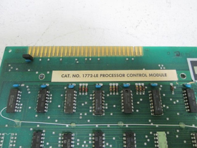INDUSTRIAL SPARE PART PROCESSOR CONTROL MODULE 1772-LE SER.A  UNMP