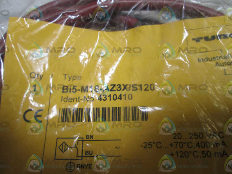 TURCK DUTY SENSOR Bi5-M18-AZ3X/S120 *NEW IN BAG*
