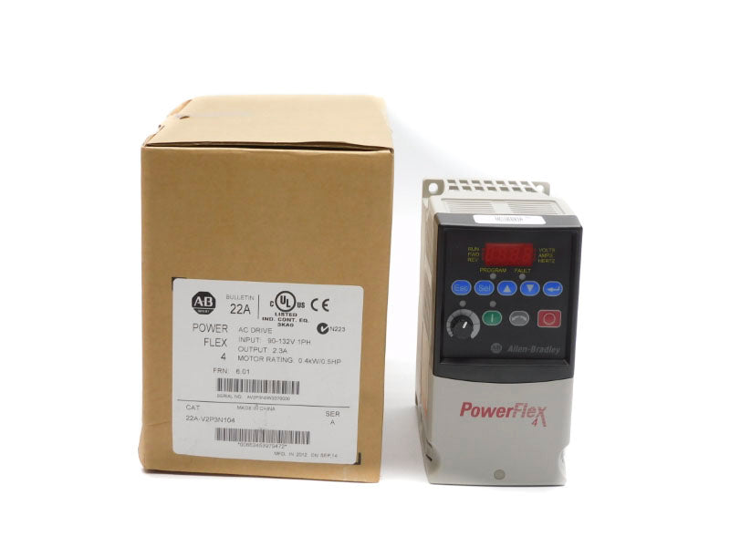 ALLEN BRADLEY 22A-V2P3N104 SER. A 90-132V 9.0A F/W 6.01 NSMP