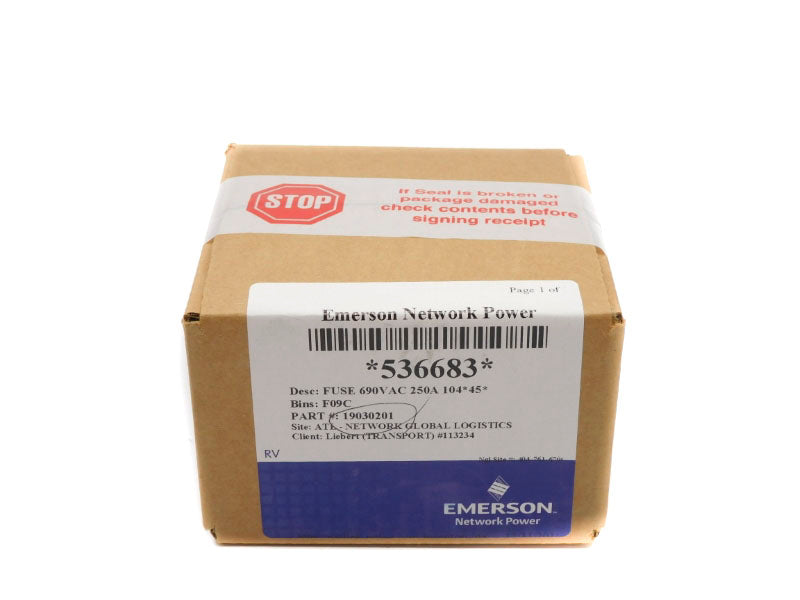 EMERSON 19030201 690VAC 250A NSFS