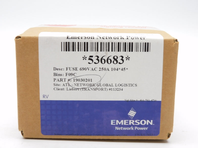 EMERSON 19030201 690VAC 250A NSFS