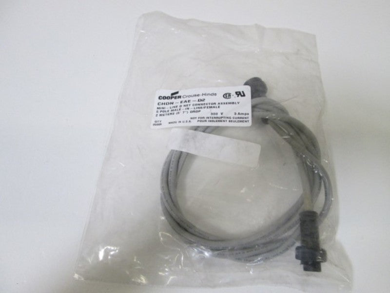 COOPER CROUSE-HINDS CONNECTOR CHDN-EAE-D2 * NEW IN BAG *