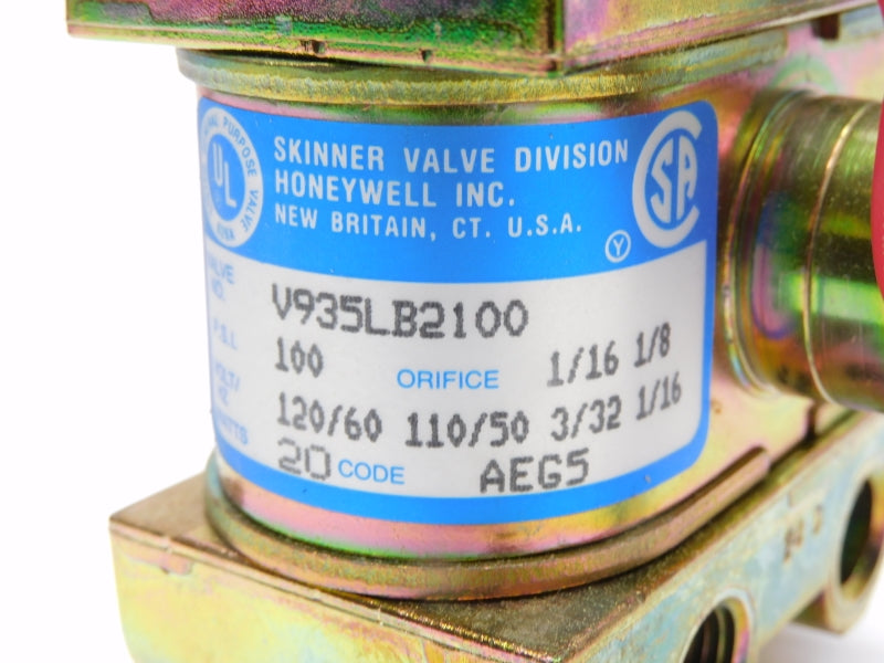 HONEYWELL V935LB2100 120/110V 100PSI NSMP