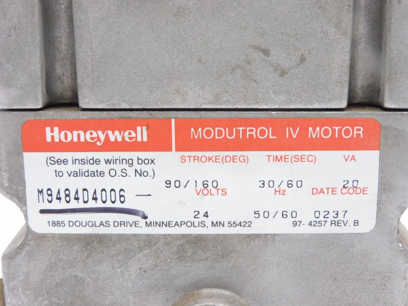 HONEYWELL M9484D4006 24V 30/60S (NO COVER) UNMP