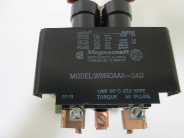 MAGNECRAFT WM60AAA-24D RELAY  NSNP