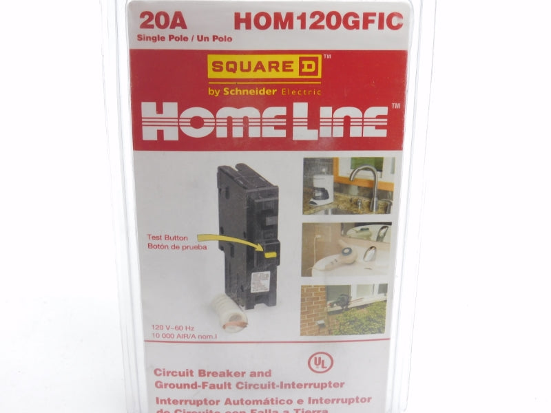 SQUARE D HOM120GFIC 120V 20A NSMP
