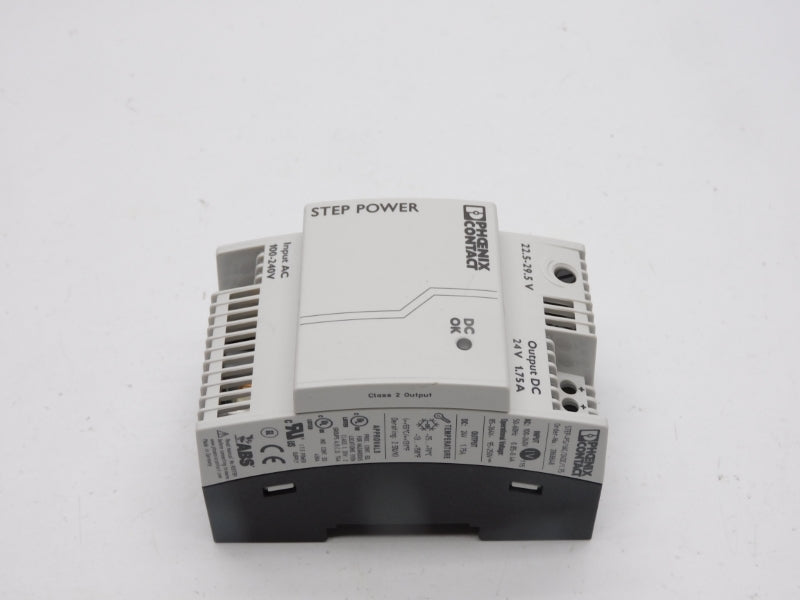 PHOENIX CONTACT STEP-PS/1AC/24DC/1.75 2868648 100-240VAC 0.85-0.4A NSMP