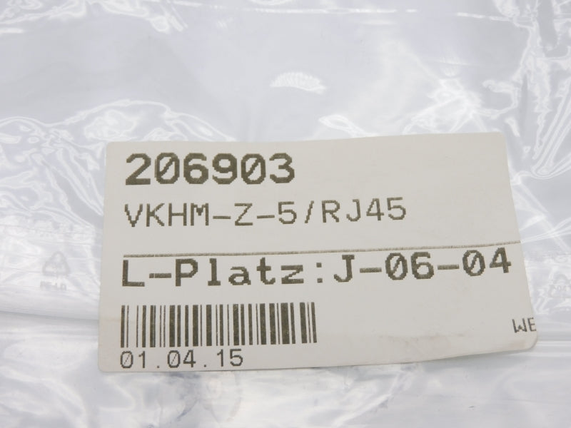 CONNECTOR CABLE VKHM-Z-5/RJ45 206903 NSMP