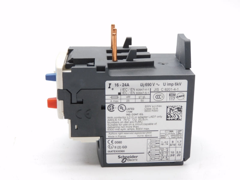 TELEMECANIQUE LRD22 690V 16-24A NSMP