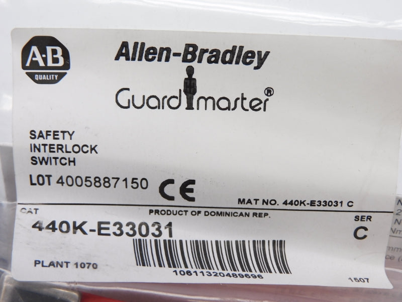 ALLEN BRADLEY 440K-E33031 SER. C 240V 1.5A NSMP