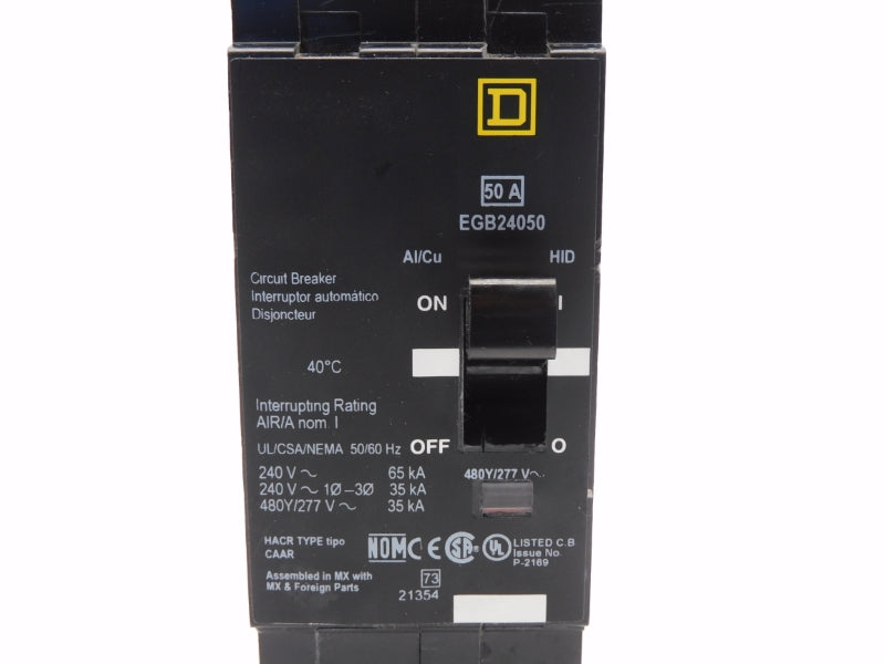 SQUARE D EGB24050 277V 50A NSNP